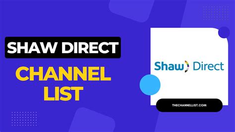 shaw direct basic channels.